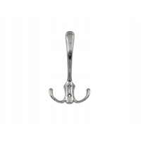 Wieszak wiszący potrójny chrom Leba