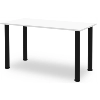 BIAŁE BIURKO KOMPUTEROWE GAMINGOWE DLA GRACZA STABILNE DUŻE METALOWE NOGI