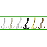 Wieszak Meblowy Potrójny Satyna Praktyczny NIE PĘKA NIE RDZEWIEJE JAKOŚĆ