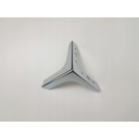 Noga meblowa kotwica 13,5 cm, , chrom, nóżka do łóżka, sofy, komody (79)