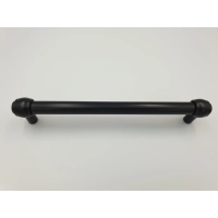 Uchwyt meblowy reling czarny matowe Gamet retro 18,1 x 1,8 x 3,3 cm