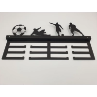 Wieszak na medale Piłka nożna czarny Gamet