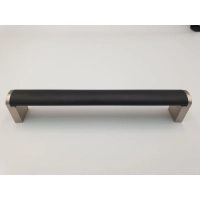 Uchwyt meblowy reling RE21 czarny super mat 160mm