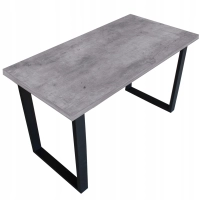 BIURKO KOMPUTEROWE LOFT GAMINGOWE DLA GRACZA 120cm x 60cm BETON JASNY