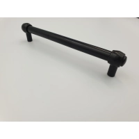 Uchwyt meblowy reling czarny matowe Gamet retro 18,1 x 1,8 x 3,3 cm