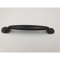 Klasyczny uchwyt meblowy ŁAPKA czarny UR54 128mm Gamet