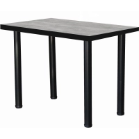 Stoł kuchenny loft do kuchni jadalni 100x60 gruby blat 36mm BETON JASNY