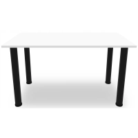 BIAŁE BIURKO KOMPUTEROWE GAMINGOWE DLA GRACZA STABILNE DUŻE METALOWE NOGI