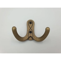 Wieszak meblowy patyna na mosiądzu retro stylizowany GAMET WR42