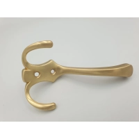 Wieszak wiszący haczyk meblowy złoty mat metal CH-05