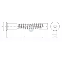 Konfirmat meblowy Marcopol Q4125 7 x 70 mm 100szt