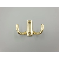 WIESZAK MEBLOWY,HACZYK NA UBRANIA PODWÓJNY ZŁOTY