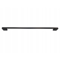 Uchwyt meblowy klasyczny czarny matowe loft 35,4 x 0,9 x 2,8 cm