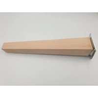 Noga drewniana do mebli noga meblowa skośna surowa 30 cm