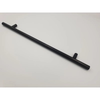 Uchwyt meblowy reling czarny matowe 35,6 x 1,2 x 3,1 cm