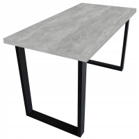 STÓŁ LOFT DO KUCHNI JADALNI SALONU 4/6 OSÓB 135x65 BETON JASNY DUŻY MASYWNY