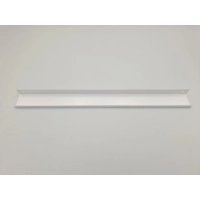 UCHWYT MEBLOWY KRAWĘDZIOWY NAKŁADANY PŁASKI UM-496 L-320 BIAŁY (574)