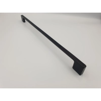 Uchwyt meblowy klasyczny czarny matowe loft 35,4 x 0,9 x 2,8 cm