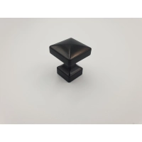 Uchwyt meblowy gałka czarny matowy Gamet 2,5 x 2,5 x 3,1 cm