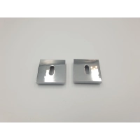 Klamka wewnętrzna Gamet Szyld kwadratowy, Szyld z otworem na klucz