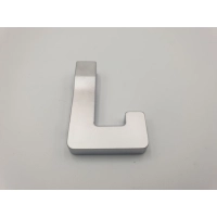 Wieszak wiszący aluminium chrom satynowy Gamet