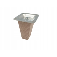 Noga meblowa drewniana skośna H8