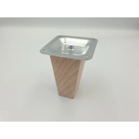 Noga meblowa drewniana skośna H8