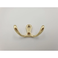 Wieszak wiszący złoty podwójny metal Furniled