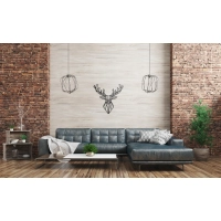 Dekoracja ścienna Gamet AD50 jeleń czarny 75cm (15)