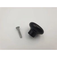 Uchwyt meblowy gałka czarny matowe 3,5 x 3,5 x 2,7 cm