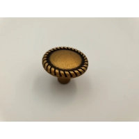 Gałka meblowa patyna na mosiądzu GAMET GR33 retro