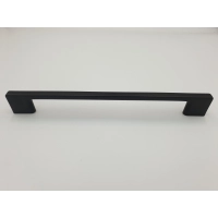 Uchwyt meblowy klasyczny czarny matowe 192 mm (526)