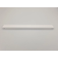 UCHWYT MEBLOWY KRAWĘDZIOWY NAKŁADANY PŁASKI UM-496 L-320 BIAŁY (574)