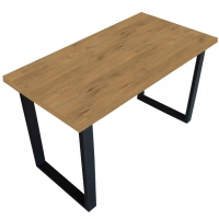 BIURKO KOMPUTEROWE LOFTOWE GAMINGOWE BLAT 36MM 120cm x 60cm DĄB LANCELOT