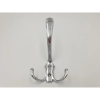 Wieszak wiszący potrójny chrom Leba