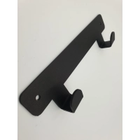 Wieszak wiszący metalowy loftowy czarny Gamet