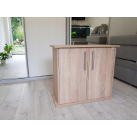 Szafka pod akwarium 80x35 AKWARYSTYCZNA otwór na kable DĄB SONOMA JASNY