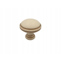 Gałka meblowa GAMET GR49 kremowy złote przetarcia retro