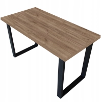 STÓŁ LOFT LOFTOWY DO KUCHNI KUCHENNY JADALNI SALONU 135x65 DĄB TOBACCO