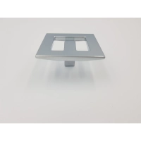 Uchwyt meblowy, gałka kwadratowa, chrom połysk, Gamet