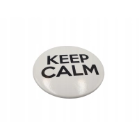 Gałka meblowa keep calm biała GAMET GX01 do pokoju młodzieżowego