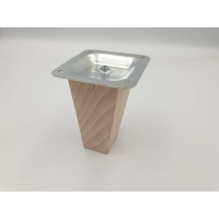 Noga meblowa drewniana skośna H8