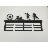 Wieszak na medale Piłka nożna czarny Gamet