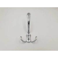 Wieszak wiszący potrójny chrom Leba