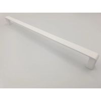 Uchwyt meblowy soft touch klasyczny biały matowe 33,2 x 1,5 x 3 cm