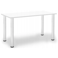 BIURKO GAMINGOWE DLA GRACZY KOMPUTEROWE DUŻE STABILNE CAŁE BIAŁE