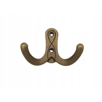 Wieszak meblowy patyna na mosiądzu retro stylizowany GAMET WR42