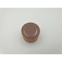 Gałka meblowa drewniana brązowa FSC GAMET GD17 dekor V116