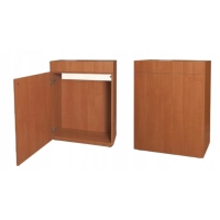 Szafka pod akwarium 60 litrów blat prosty 60x30cm OTWÓR NA KABLE - KOLORY