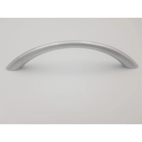Uchwyt meblowy łukowaty aluminium srebrny